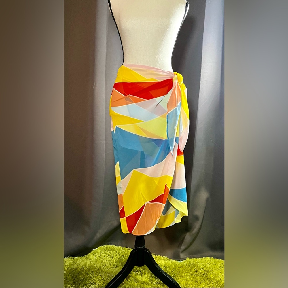 Faux tie skirt